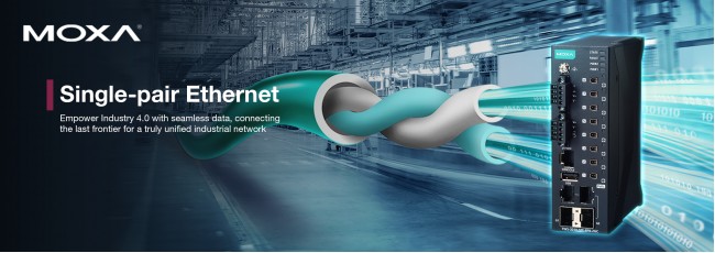 Industrial Network Optimization with Moxa Single Pair Ethernet (SPE)