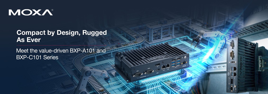 Moxa BXP-A101 vs BXP-C101 Compact Fanless Industrial Computers