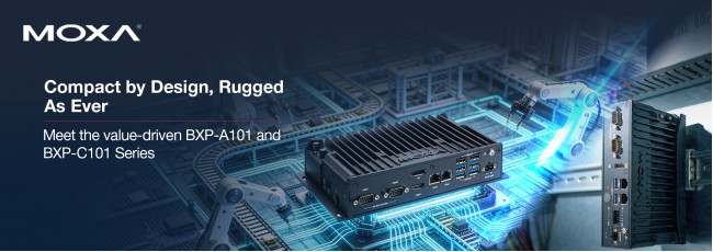 Moxa BXP-A101 vs BXP-C101 Compact Fanless Industrial Computers