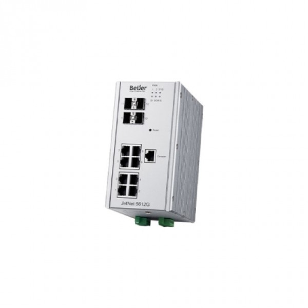 Beijer JetNet 5612GP-4F Managed Ethernet Switch
