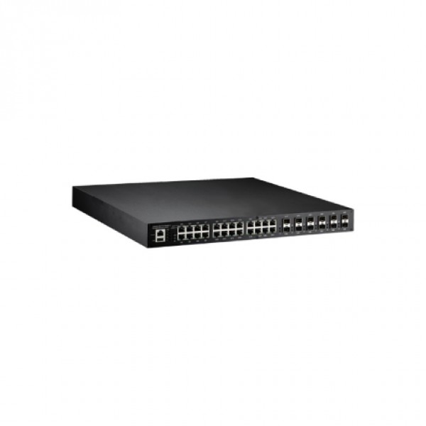 Beijer JetNet 6828Gf-2DC48 V1.0 Managed Ethernet Switch