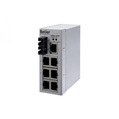 Beijer JetNet 2208-T7-SC1-SM Unmanaged Fast Ethernet Switch