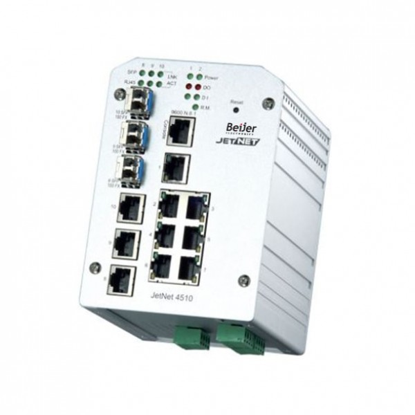 Beijer JetNet 5010G Managed ethernet switch Beijer JetNet 5010G Managed ethernet switch
