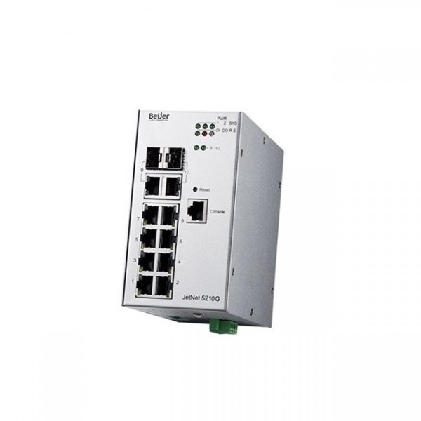 Beijer JetNet 5210G-2C Managed Ethernet Switch Beijer JetNet 5210G-2C Managed Ethernet Switch