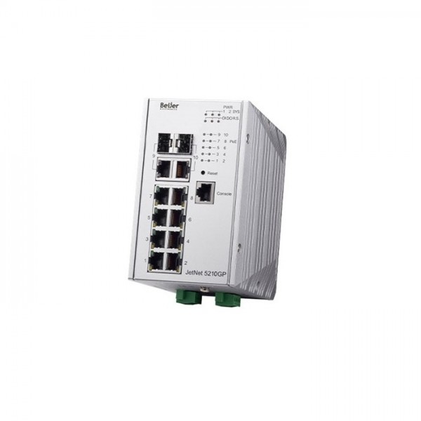 Beijer JetNet 5210GP-2C Managed Ethernet Switch Beijer JetNet 5210GP-2C Managed Ethernet Switch