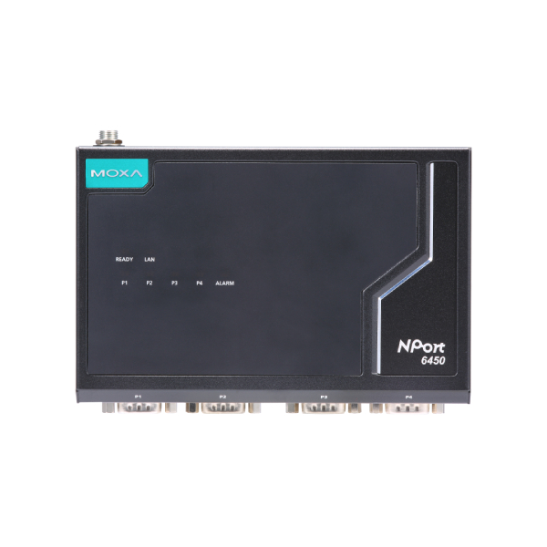 MOXA NPort 6450-2S-SC-G2-T Serial to Ethernet Device Server