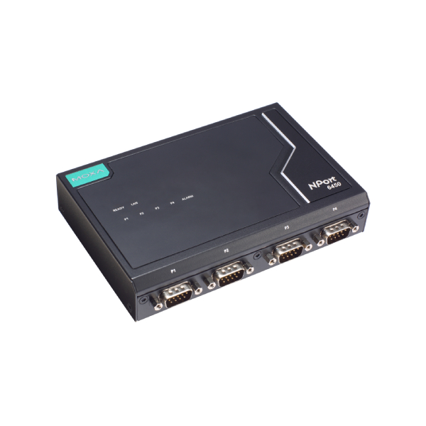 MOXA NPort 6450-2S-SC-G2-T Serial to Ethernet Device Server