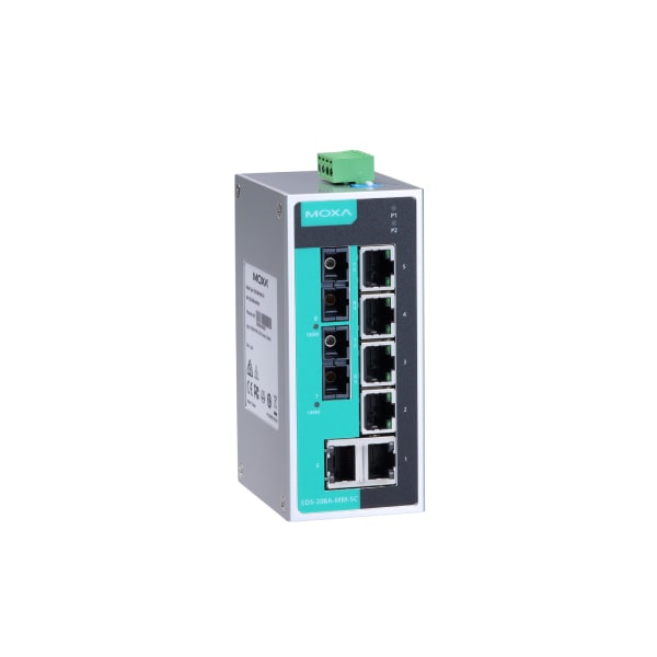 MOXA EDS-208A-SS-SC Unmanaged Ethernet Switch