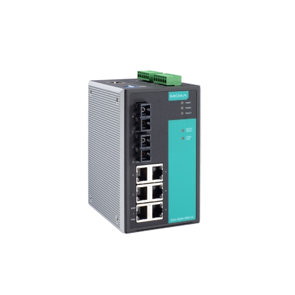 MOXA EDS-508A-SS-SC Managed Ethernet Switch