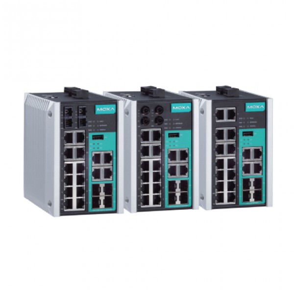 MOXA EDS-518E-4GTXSFP-T Managed Ethernet Switch