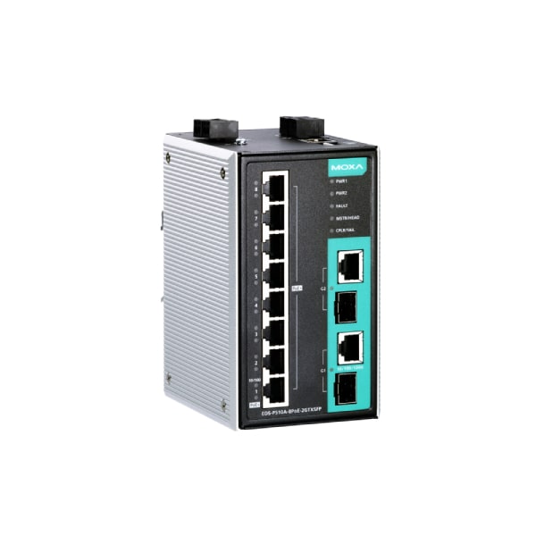 MOXA EDS-P510A-8PoE-2GTXSFP-T Managed Ethernet Switch