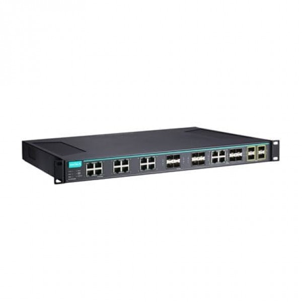 MOXA ICS-G7828A-8GSFP-4XG-HV-HV-T Rackmount Ethernet Switch