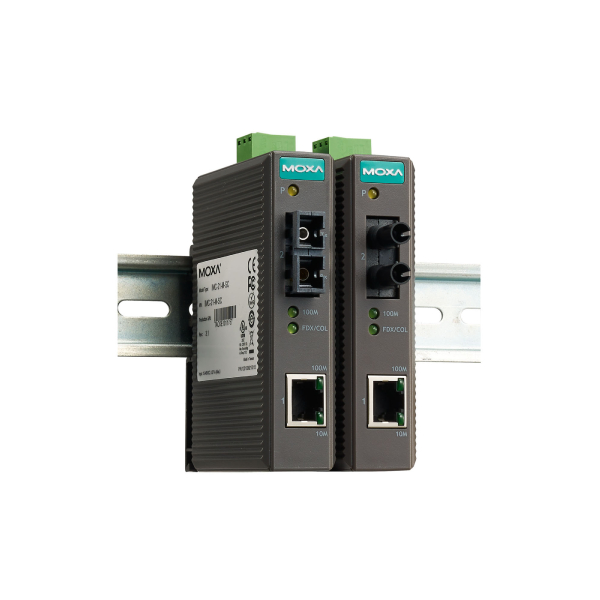 MOXA IMC-21-S-SC Ethernet to Fiber Converter