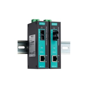 MOXA IMC-21A-S-SC-T Ethernet to Fiber Converter