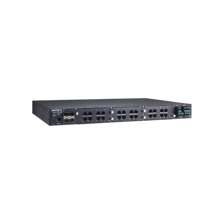 MOXA RKS-G4028-L3-PoE-4GS-2LV-T Rackmount Ethernet Switch