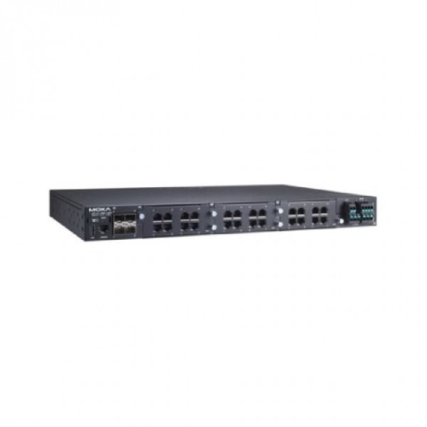 MOXA RKS-G4028-PoE-4GS-2LV-T Rackmount Ethernet Switch