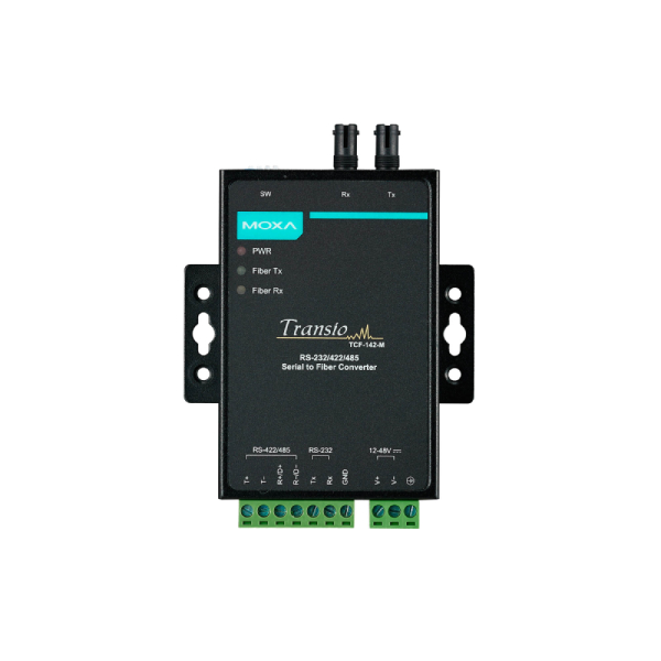 MOXA TCF-142-M-SC Serial to Fiber Converter