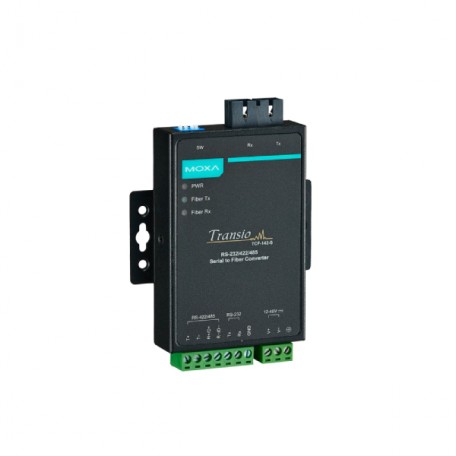 MOXA TCF-142-S-SC-T Serial to Fiber Converter