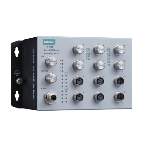 MOXA TN-4512B-8P-4G-CT-T Managed Ethernet Switch