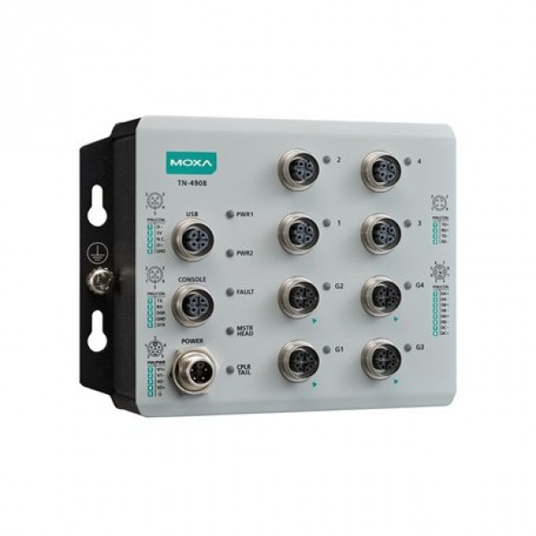 MOXA TN-4908-4GTX-WV-CT-T Industrial Secure Router
