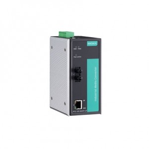 MOXA PTC-101-M-ST-HV Ethernet to Fiber Converter