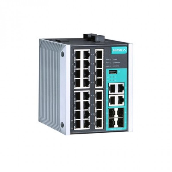 MOXA EDS-528E-4GTXSFP-LV-T Managed Ethernet Switch MOXA EDS-528E-4GTXSFP-LV-T Managed Ethernet Switch