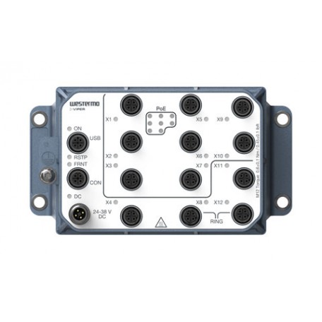 Westermo Viper-3512-T3G-P2G-T1-P6 Managed Gbps PoE Routing Switch