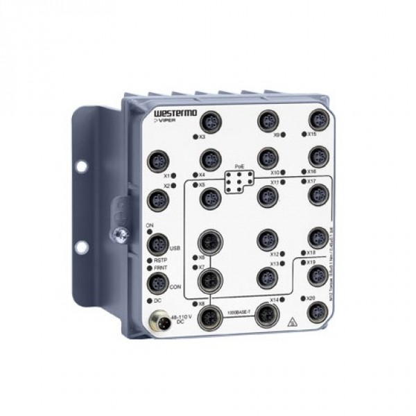 Westermo Viper-120A-T4G-P8-LV Managed Ethernet Switch