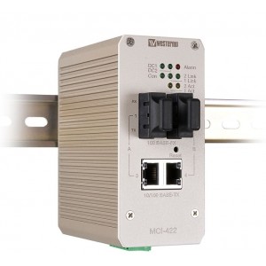 Westermo MCI-422-SM-SC30 Industrial Ethernet to Fiber Media Converter