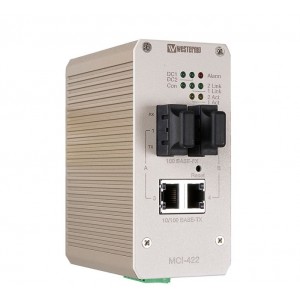 Westermo MCI-422-MM-SC2 Industrial Ethernet to Fiber Media Converter